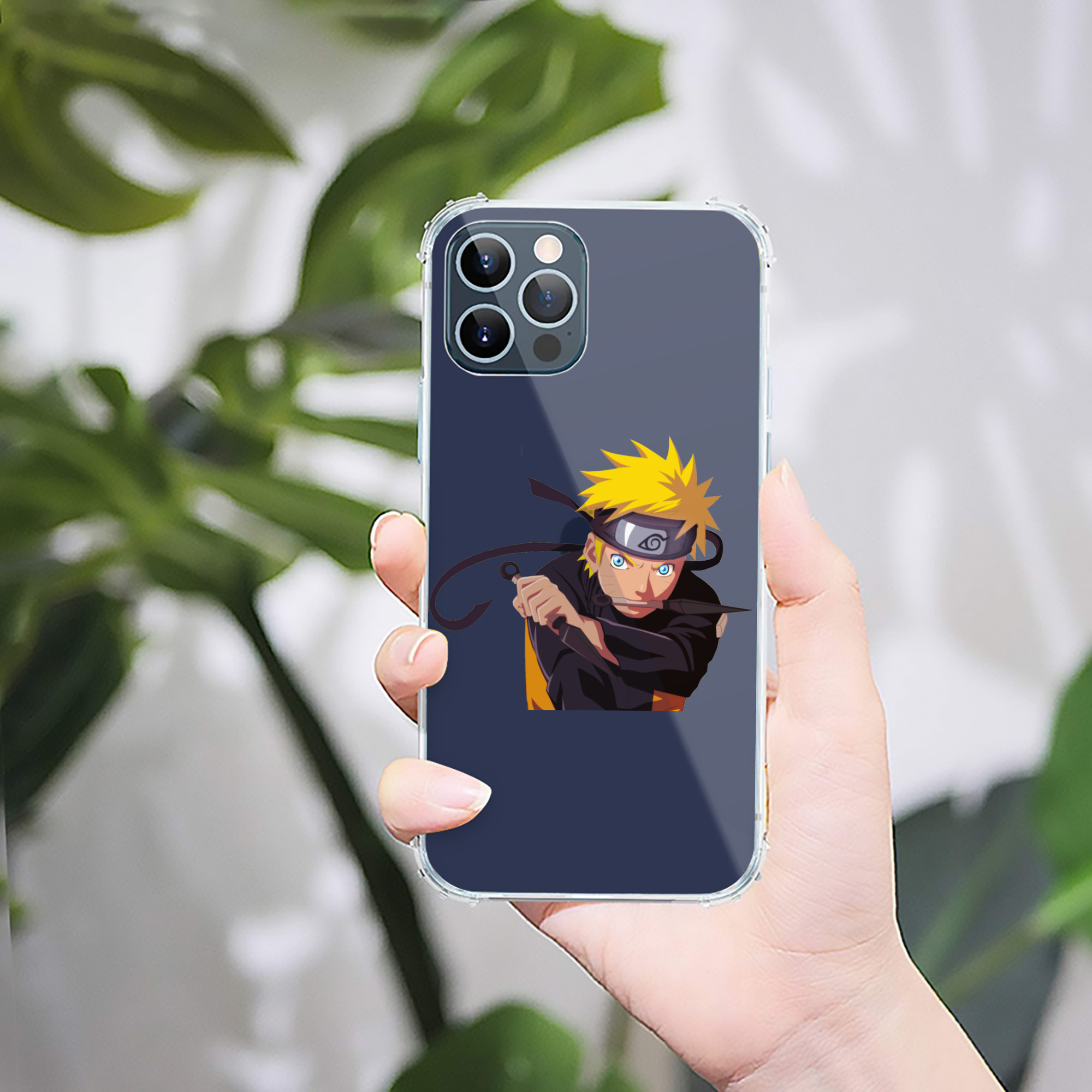 （画像用） NARUTO -ナルト- うずまき ナルト Uzumaki Naruto 【iPhone 12シリーズ対応】透明スマホケース（クリアソフトケース）